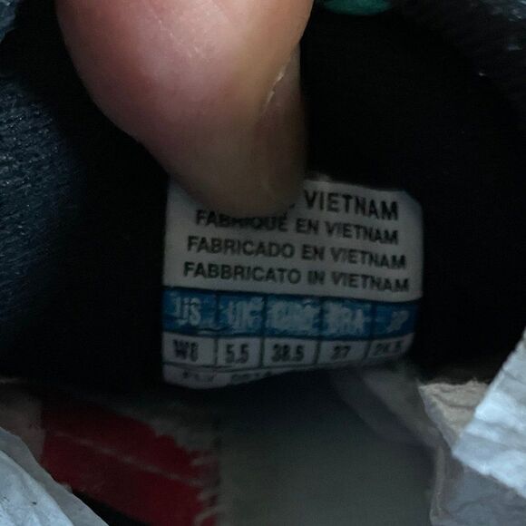 XLNT Mizuno Wave Inspire 11 Tomato Red Seafoam Green Black Womens 8 US 38.5 EUR - Picture 10 of 10